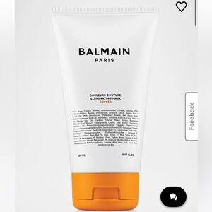 Balmain Paris couleurs couture illuminating mask copper